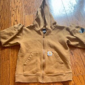 Carhartt Kids Brown Hoodie size 8/10 small boy or girl